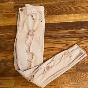 Design Lab Pink Ripped Jeans